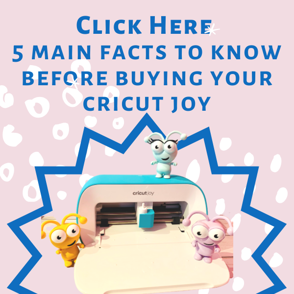 click for 5 facts about Cricut Joy before purchasing