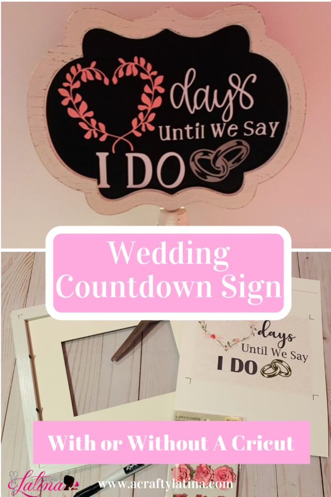 Wedding Countdown Sign