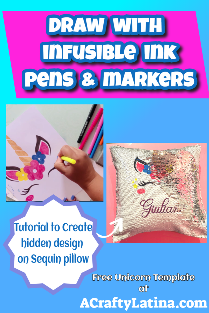 Draw with infusible ink Pens & markers pinterest image