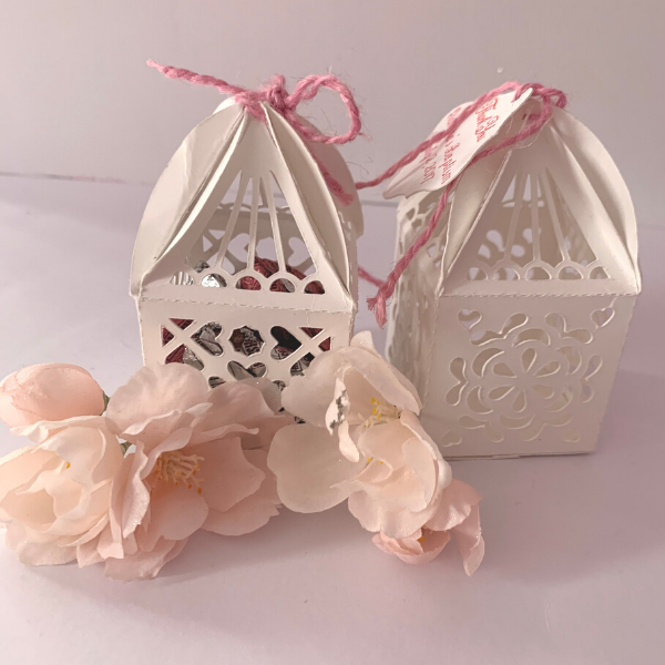 Lace Wedding Favor Boxes